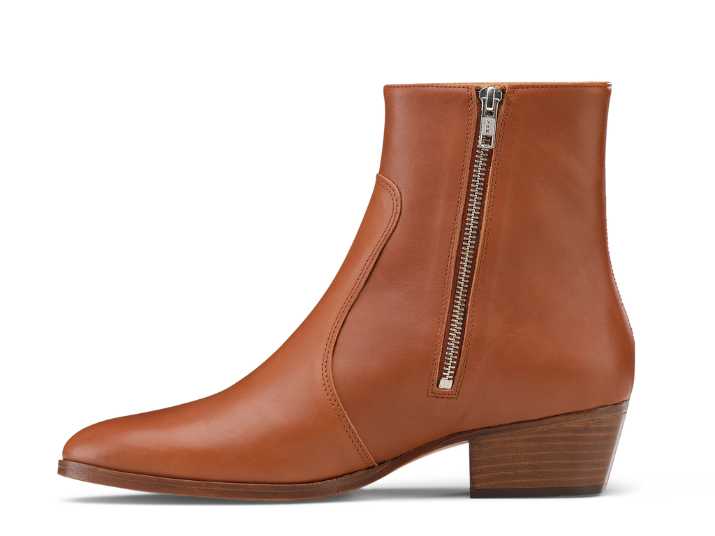 Zimmerman Zip Boot - Cognac - Everyday Hero 