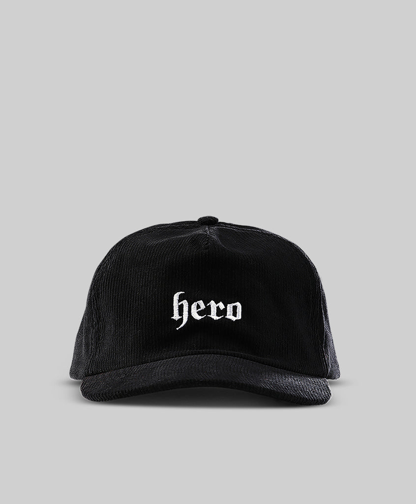 Hero Cord Cap - Black - Everyday Hero 