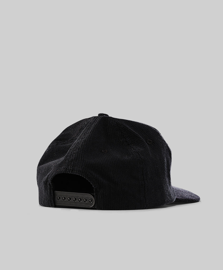 Cuban Heel Cord Cap - Black - Everyday Hero 